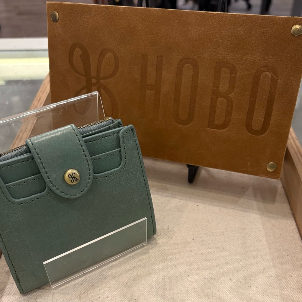 HOBO Green Leather Wallet